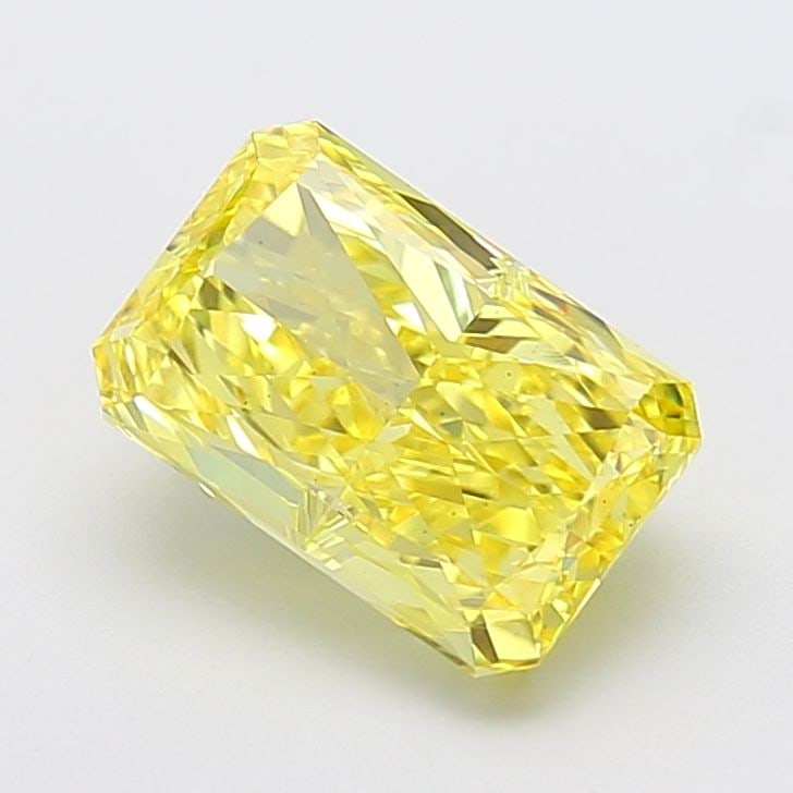 Loose Diamond - RADIANT 4.02ct Fancy Vivid Yellow VS2: Loose Diamond - RADIANT 4.02ct Fancy Vivid Yellow VS2 Source: This is a real non-mined Diamond that has been grown in a lab Shape: RADIANT Carats: 4.02 Color: Fancy Vivid Yellow Certification: IGI