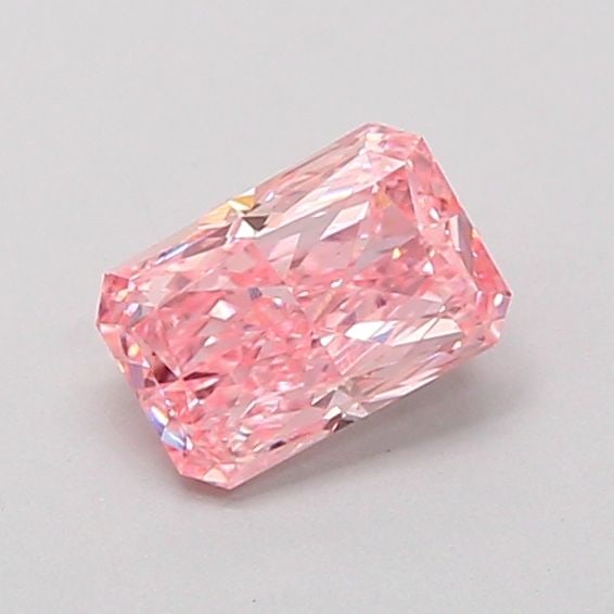 Loose Diamond - RADIANT 0.72ct Fancy Vivid Pink VS1: Loose Diamond - RADIANT 0.72ct Fancy Vivid Pink VS1 Source: This is a real non-mined Diamond that has been grown in a lab Shape: RADIANT Carats: 0.72 Color: Fancy Vivid Pink Certification: IGI Video: