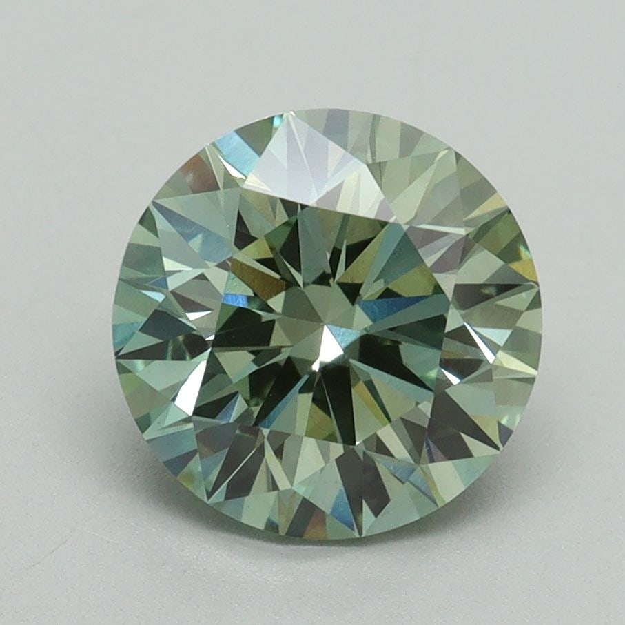 Ideal Loose Diamond - ROUND 2.24ct Fancy Vivid Green VS1: Ideal Loose Diamond - ROUND 2.24ct Fancy Vivid Green VS1 Source: This is a real non-mined Diamond that has been grown in a lab Shape: ROUND Carats: 2.24 Color: Fancy Vivid Green Certification: IGI