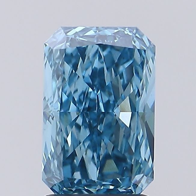 Loose Diamond - RADIANT 1.7ct Fancy Vivid Blue VS1: Loose Diamond - RADIANT 1.7ct Fancy Vivid Blue VS1 Source: This is a real non-mined Diamond that has been grown in a lab Shape: RADIANT Carats: 1.7 Color: Fancy Vivid Blue Certification: IGI Video: