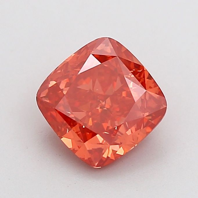 Loose Diamond - CUSHION MODIFIED 1.55ct Fancy Vivid Red VS1: Loose Diamond - CUSHION MODIFIED 1.55ct Fancy Vivid Red VS1 Source: This is a real non-mined Diamond that has been grown in a lab Shape: CUSHION MODIFIED Carats: 1.55 Color: Fancy Vivid Red Certificat