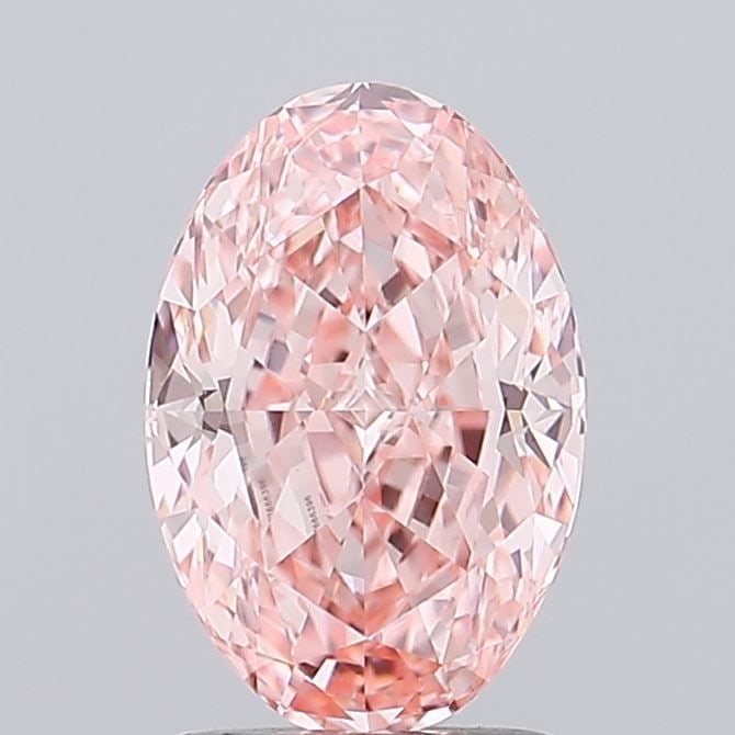 Loose Diamond - OVAL 2.1ct Fancy Vivid Pink VVS2: Loose Diamond - OVAL 2.1ct Fancy Vivid Pink VVS2 Source: This is a real non-mined Diamond that has been grown in a lab Shape: OVAL Carats: 2.1 Color: Fancy Vivid Pink Certification: IGI PLEASE NOTE: F