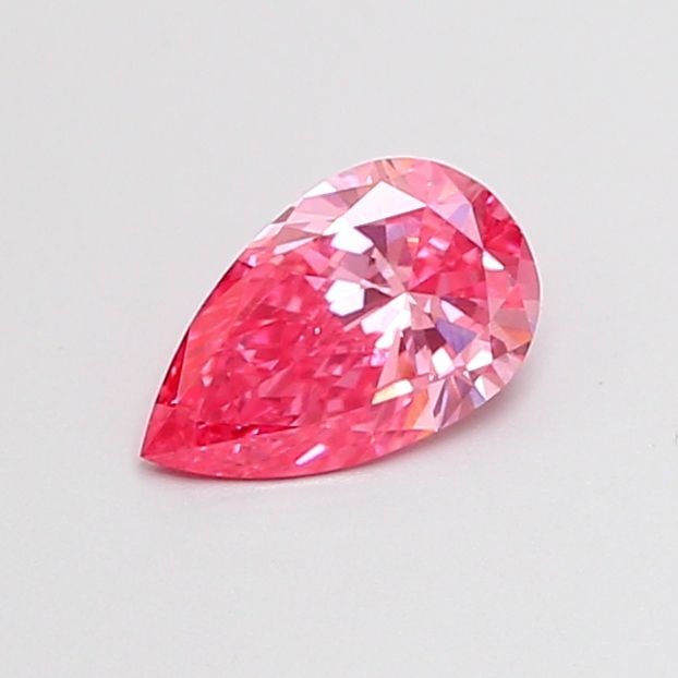 Loose Diamond - PEAR 0.44ct Fancy Vivid Pink VS1: Loose Diamond - PEAR 0.44ct Fancy Vivid Pink VS1 Source: This is a real non-mined Diamond that has been grown in a lab Shape: PEAR Carats: 0.44 Color: Fancy Vivid Pink Certification: IGI Video: