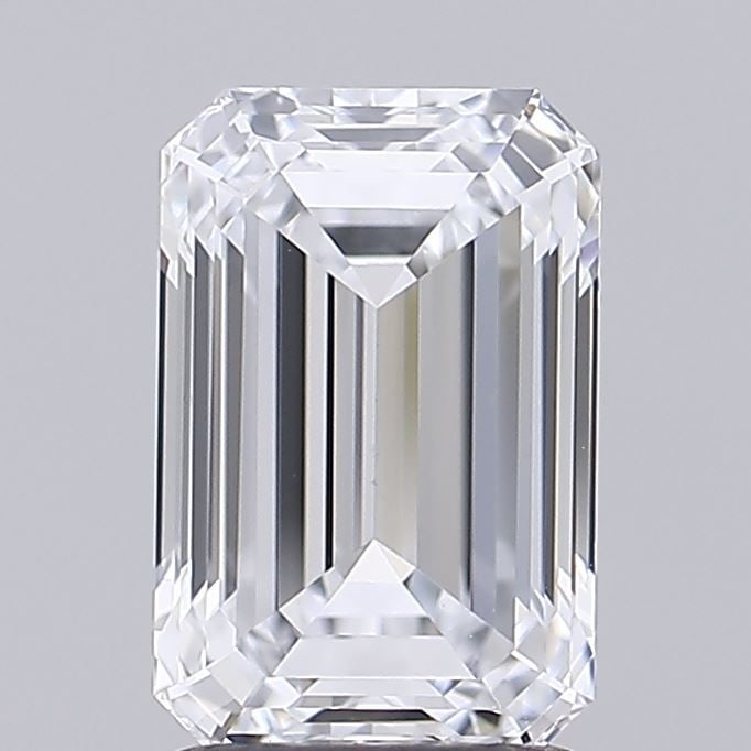 Loose Diamond - EMERALD 2.02ct D VVS1: Loose Diamond - EMERALD 2.02ct D VVS1 Source: This is a real non-mined Diamond that has been grown in a lab Shape: EMERALD Carats: 2.02 Color: D Clarity: VVS1 Certification: IGI Video:
