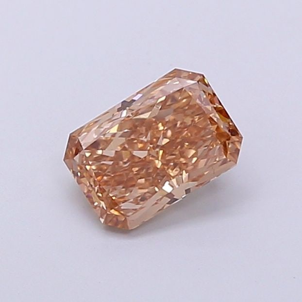 Loose Diamond - RADIANT 1.03ct Fancy Light Brown VS2: Loose Diamond - RADIANT 1.03ct Fancy Light Brown VS2 Source: This is a real non-mined Diamond that has been grown in a lab Shape: RADIANT Carats: 1.03 Color: Fancy Light Brown Certification: IGI Video