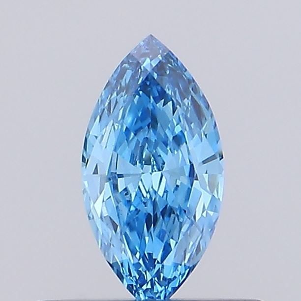 Loose Diamond - MARQUISE 0.32ct Fancy Vivid Blue VS2: Loose Diamond - MARQUISE 0.32ct Fancy Vivid Blue VS2 Source: This is a real non-mined Diamond that has been grown in a lab Shape: MARQUISE Carats: 0.32 Color: Fancy Vivid Blue Certification: NONE Vide