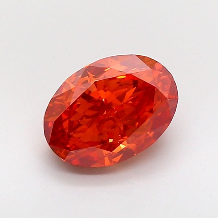 Loose Diamond - OVAL 3.01ct Fancy Vivid Pinkish Orange VS2: Loose Diamond - OVAL 3.01ct Fancy Vivid Pinkish Orange VS2 Source: This is a real non-mined Diamond that has been grown in a lab Shape: OVAL Carats: 3.01 Color: Fancy Vivid Pinkish Orange Certificatio