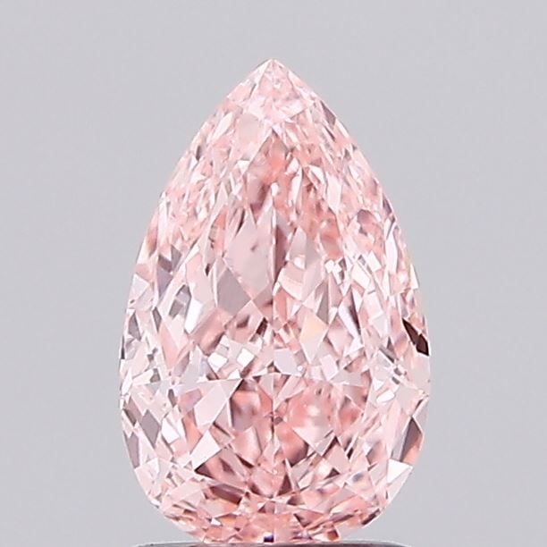 Loose Diamond - PEAR 1.42ct Fancy Vivid Pink VVS2: Loose Diamond - PEAR 1.42ct Fancy Vivid Pink VVS2 Source: This is a real non-mined Diamond that has been grown in a lab Shape: PEAR Carats: 1.42 Color: Fancy Vivid Pink Certification: IGI Video: