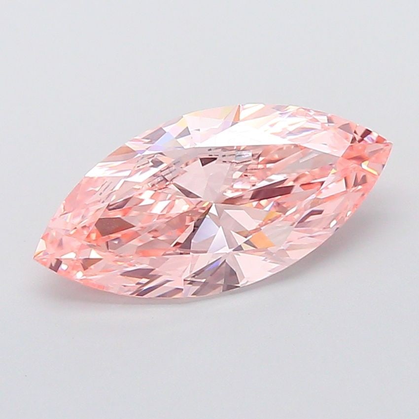 Loose Diamond - MARQUISE 4.01ct Fancy Intense Pink VVS2: Loose Diamond - MARQUISE 4.01ct Fancy Intense Pink VVS2 Source: This is a real non-mined Diamond that has been grown in a lab Shape: MARQUISE Carats: 4.01 Color: Fancy Intense Pink Certification: IGI 