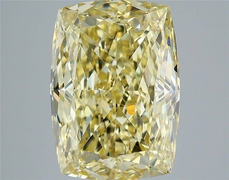 Loose Diamond - CUSHION MODIFIED 6.04ct Fancy Intense Yellow VVS2 (1 of 1)