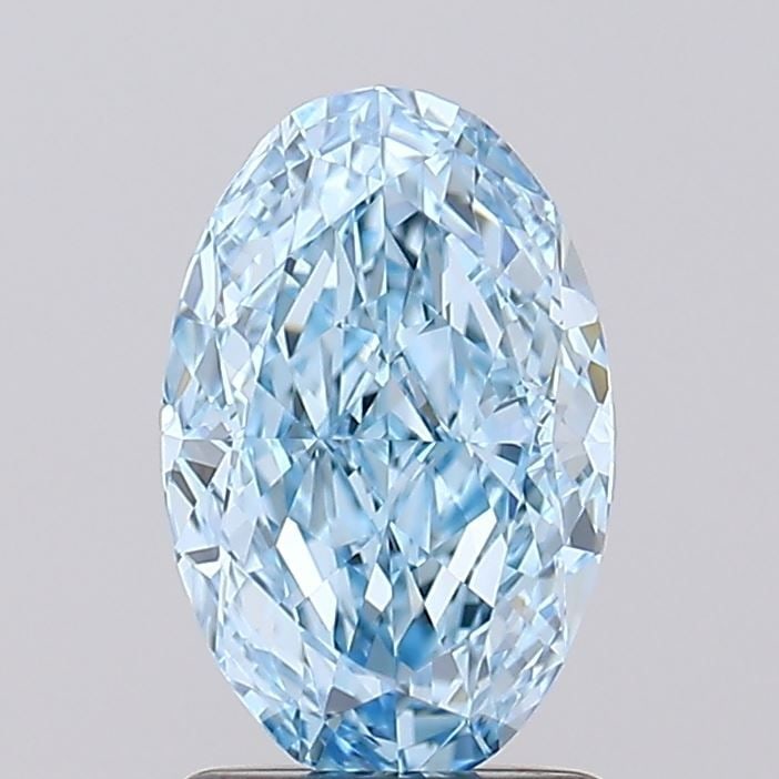 Loose Diamond - OVAL 1.54ct Fancy Vivid Blue FL: Loose Diamond - OVAL 1.54ct Fancy Vivid Blue FL Source: This is a real non-mined Diamond that has been grown in a lab Shape: OVAL Carats: 1.54 Color: Fancy Vivid Blue Certification: IGI Video: