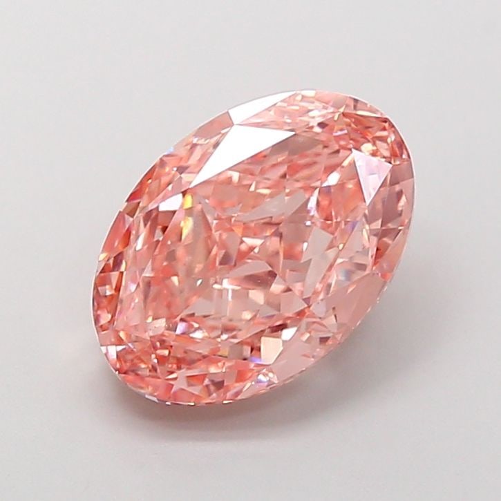 Loose Diamond - OVAL 5.01ct Fancy Vivid Pink VS1: Loose Diamond - OVAL 5.01ct Fancy Vivid Pink VS1 Source: This is a real non-mined Diamond that has been grown in a lab Shape: OVAL Carats: 5.01 Color: Fancy Vivid Pink Certification: IGI Video: