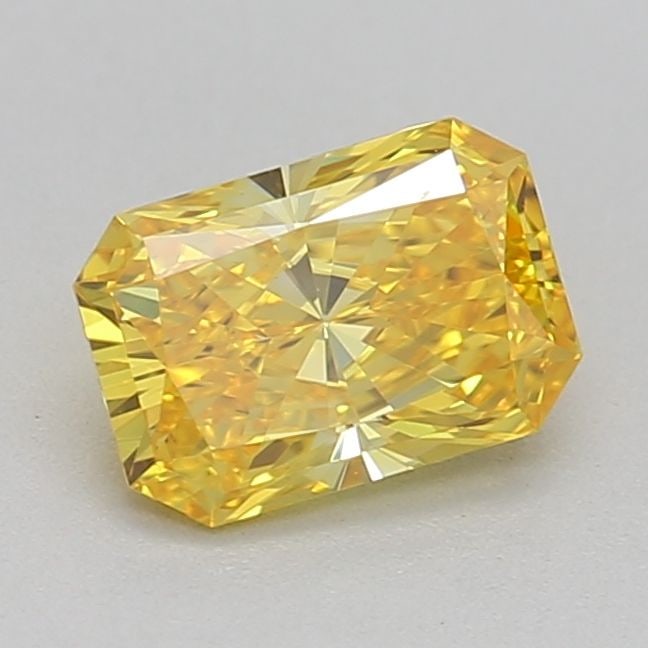 Loose Diamond - RADIANT 0.51ct Fancy Vivid Yellow VVS2: Loose Diamond - RADIANT 0.51ct Fancy Vivid Yellow VVS2 Source: This is a real non-mined Diamond that has been grown in a lab Shape: RADIANT Carats: 0.51 Color: Fancy Vivid Yellow Certification: IGI Vi