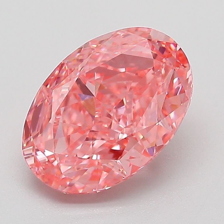 Loose Diamond - OVAL 2.07ct Fancy Vivid Pink VS1: Loose Diamond - OVAL 2.07ct Fancy Vivid Pink VS1 Source: This is a real non-mined Diamond that has been grown in a lab Shape: OVAL Carats: 2.07 Color: Fancy Vivid Pink Certification: IGI PLEASE NOTE: 