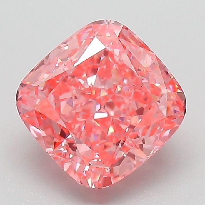 Loose Diamond - CUSHION MODIFIED 2.03ct Fancy Vivid Pink VS2: Loose Diamond - CUSHION MODIFIED 2.03ct Fancy Vivid Pink VS2 Source: This is a real non-mined Diamond that has been grown in a lab Shape: CUSHION MODIFIED Carats: 2.03 Color: Fancy Vivid Pink Certific