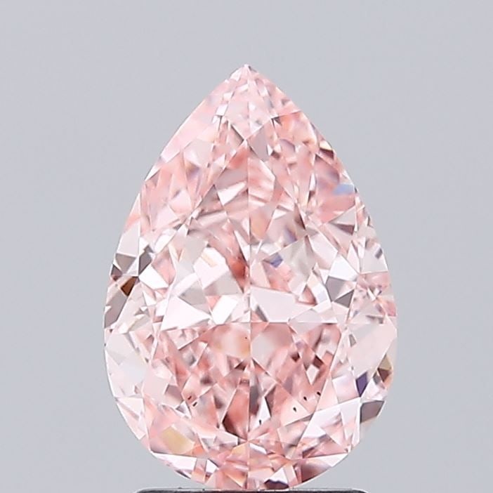 Loose Diamond - PEAR 2.74ct Fancy Vivid Pink VS2: Loose Diamond - PEAR 2.74ct Fancy Vivid Pink VS2 Source: This is a real non-mined Diamond that has been grown in a lab Shape: PEAR Carats: 2.74 Color: Fancy Vivid Pink Certification: IGI Video: