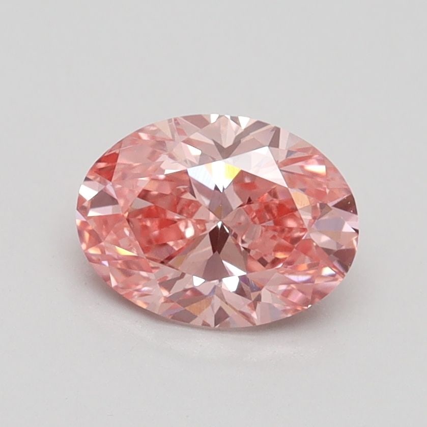 Loose Diamond - OVAL 1.01ct Fancy Vivid Pink SI1: Loose Diamond - OVAL 1.01ct Fancy Vivid Pink SI1 Source: This is a real non-mined Diamond that has been grown in a lab Shape: OVAL Carats: 1.01 Color: Fancy Vivid Pink Certification: IGI Video: