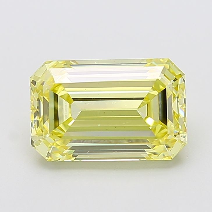 Loose Diamond - EMERALD 4.02ct Fancy Yellow VS1: Loose Diamond - EMERALD 4.02ct Fancy Yellow VS1 Source: This is a real non-mined Diamond that has been grown in a lab Shape: EMERALD Carats: 4.02 Color: Fancy Yellow Certification: IGI Video: