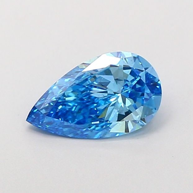 Loose Diamond - PEAR 1.0ct Fancy Vivid Blue VS2: Loose Diamond - PEAR 1.0ct Fancy Vivid Blue VS2 Source: This is a real non-mined Diamond that has been grown in a lab Shape: PEAR Carats: 1.0 Color: Fancy Vivid Blue Certification: IGI Video: Video