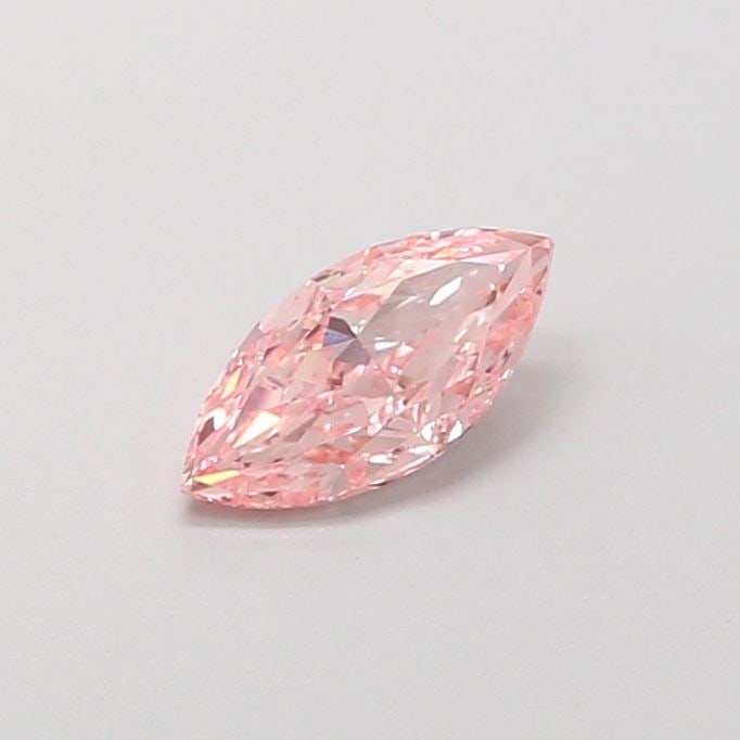 Loose Diamond - MARQUISE 0.51ct Fancy Vivid Pink VS1: Loose Diamond - MARQUISE 0.51ct Fancy Vivid Pink VS1 Source: This is a real non-mined Diamond that has been grown in a lab Shape: MARQUISE Carats: 0.51 Color: Fancy Vivid Pink Certification: IGI Video