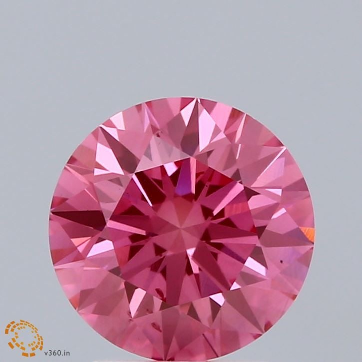 Ideal Loose Diamond - ROUND 2.52ct Fancy Vivid Pink VS2: Ideal Loose Diamond - ROUND 2.52ct Fancy Vivid Pink VS2 Source: This is a real non-mined Diamond that has been grown in a lab Shape: ROUND Carats: 2.52 Color: Fancy Vivid Pink Certification: IGI Video