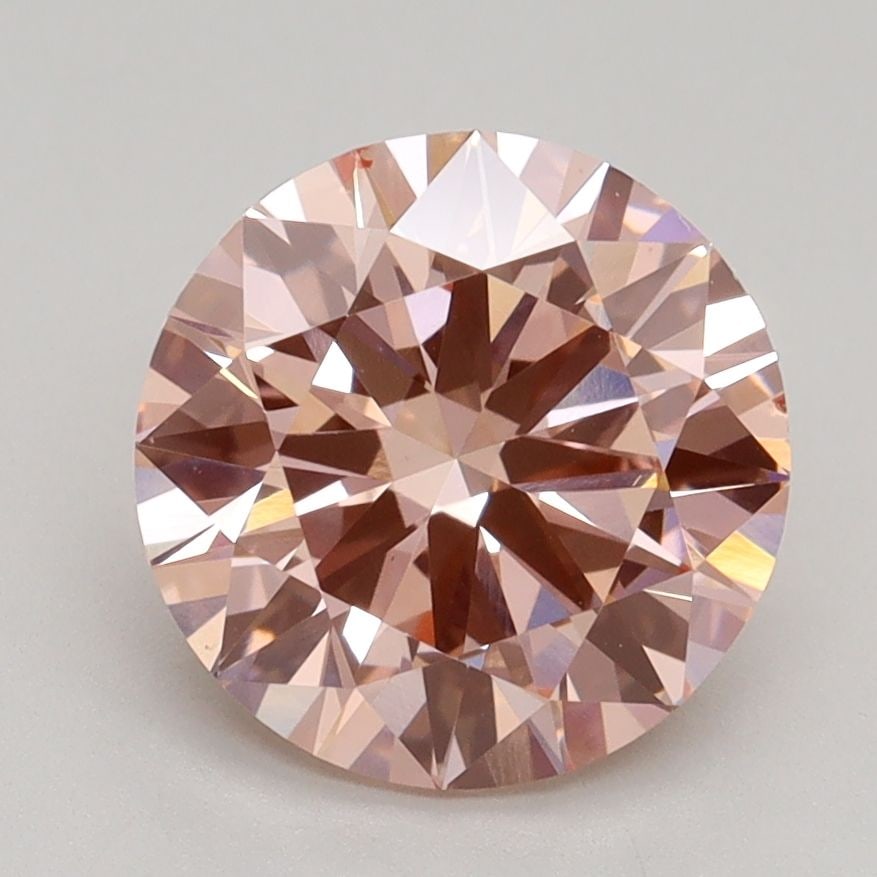 Loose Diamond - ROUND 2.56ct Fancy Intense Pink VS2 (1 of 1)