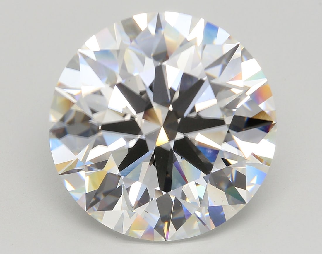 Ideal Loose Diamond - ROUND 20.5ct F VS2: Ideal Loose Diamond - ROUND 20.5ct F VS2 Source: This is a real non-mined Diamond that has been grown in a lab Shape: ROUND Carats: 20.5 Color: F Clarity: VS2 Certification: IGI Video: Video Link