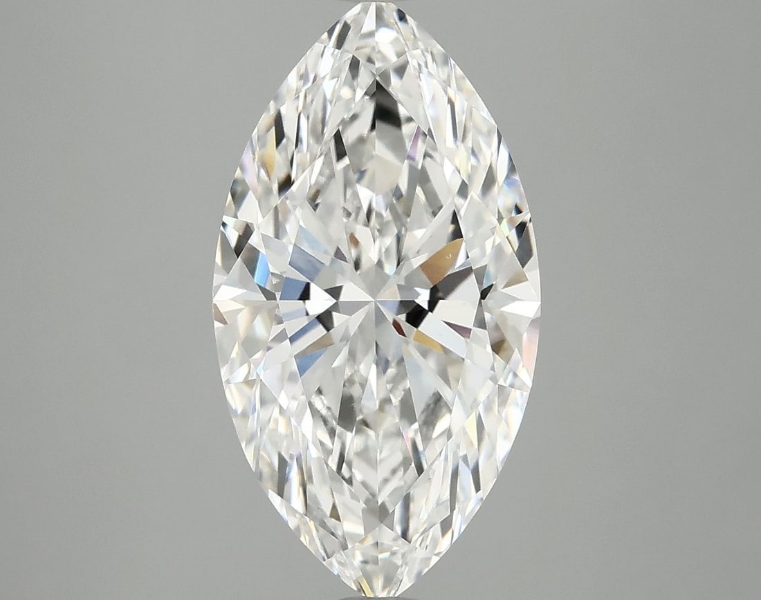 Loose Diamond - MARQUISE 4.04ct F VVS2: Loose Diamond - MARQUISE 4.04ct F VVS2 Source: This is a real non-mined Diamond that has been grown in a lab Shape: MARQUISE Carats: 4.04 Color: F Clarity: VVS2 Certification: IGI Video:
