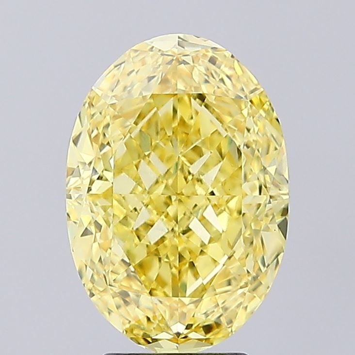 Loose Diamond - OVAL 4.6ct Fancy Intense Yellow VVS2: Loose Diamond - OVAL 4.6ct Fancy Intense Yellow VVS2 Source: This is a real non-mined Diamond that has been grown in a lab Shape: OVAL Carats: 4.6 Color: Fancy Intense Yellow Certification: IGI Video: