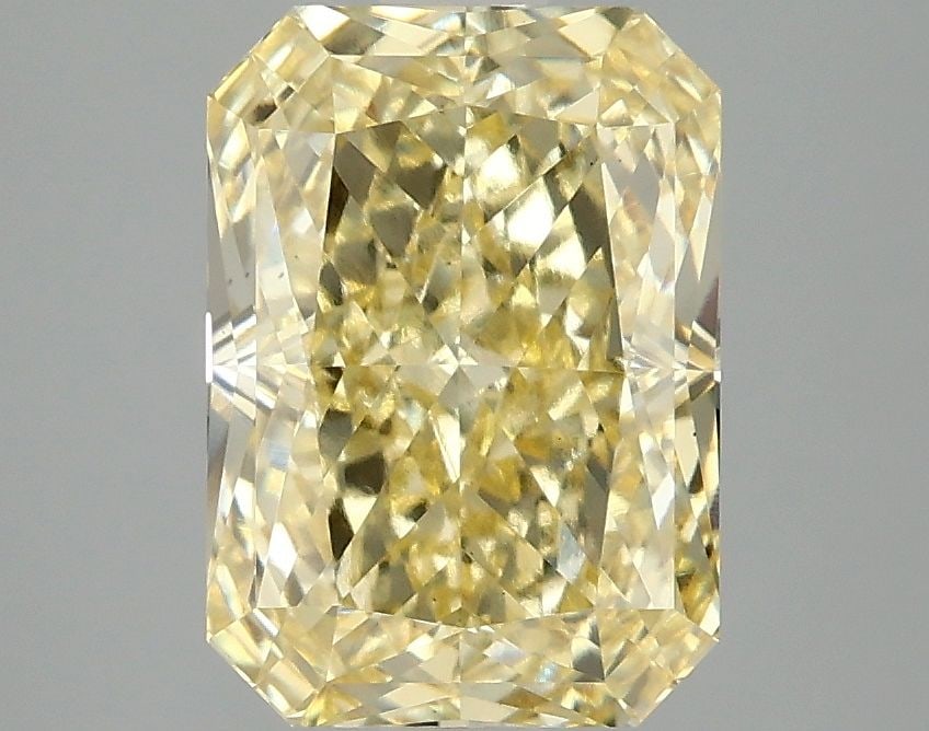 Loose Diamond - RADIANT 3.09ct Fancy Vivid Yellow VS1: Loose Diamond - RADIANT 3.09ct Fancy Vivid Yellow VS1 Source: This is a real non-mined Diamond that has been grown in a lab Shape: RADIANT Carats: 3.09 Color: Fancy Vivid Yellow Certification: IGI Vid