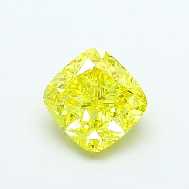 Loose Diamond - CUSHION MODIFIED 1.79ct Fancy Vivid Yellow VVS1: Loose Diamond - CUSHION MODIFIED 1.79ct Fancy Vivid Yellow VVS1 Source: This is a real non-mined Diamond that has been grown in a lab Shape: CUSHION MODIFIED Carats: 1.79 Color: Fancy Vivid Yellow Cer