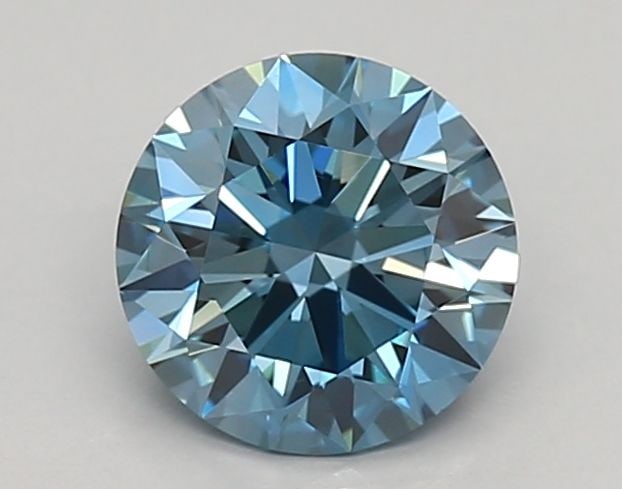 Ideal Loose Diamond - ROUND 0.93ct Fancy Vivid Blue VS2: Ideal Loose Diamond - ROUND 0.93ct Fancy Vivid Blue VS2 Source: This is a real non-mined Diamond that has been grown in a lab Shape: ROUND Carats: 0.93 Color: Fancy Vivid Blue Certification: IGI Video
