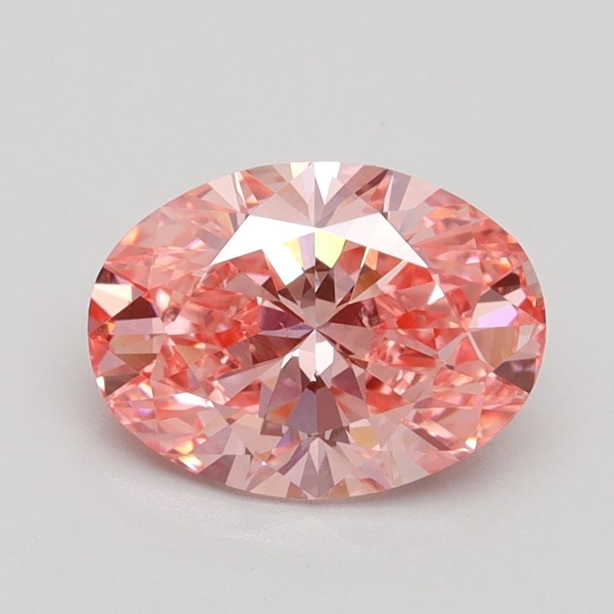 Loose Diamond - OVAL 1.52ct Fancy Vivid Pink SI1: Loose Diamond - OVAL 1.52ct Fancy Vivid Pink SI1 Source: This is a real non-mined Diamond that has been grown in a lab Shape: OVAL Carats: 1.52 Color: Fancy Vivid Pink Certification: IGI Video: