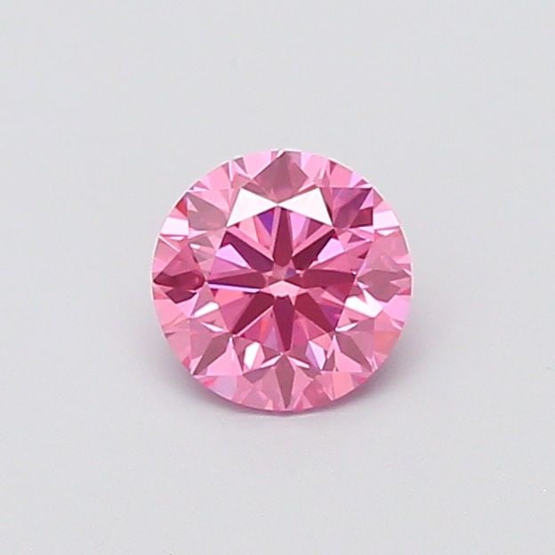 Loose Diamond - ROUND 1.0ct Fancy Vivid Pink VVS2: Loose Diamond - ROUND 1.0ct Fancy Vivid Pink VVS2 Source: This is a real non-mined Diamond that has been grown in a lab Shape: ROUND Carats: 1.0 Color: Fancy Vivid Pink Certification: IGI Video: