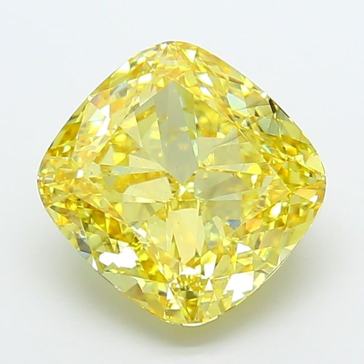 Loose Diamond - CUSHION MODIFIED 8.05ct Fancy Vivid Yellow VS2: Loose Diamond - CUSHION MODIFIED 8.05ct Fancy Vivid Yellow VS2 Source: This is a real non-mined Diamond that has been grown in a lab Shape: CUSHION MODIFIED Carats: 8.05 Color: Fancy Vivid Yellow Cert