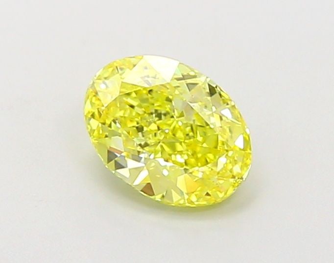 Loose Diamond - OVAL 1.0ct Fancy Intense Yellow VVS2: Loose Diamond - OVAL 1.0ct Fancy Intense Yellow VVS2 Source: This is a real non-mined Diamond that has been grown in a lab Shape: OVAL Carats: 1.0 Color: Fancy Intense Yellow Certification: IGI Video:
