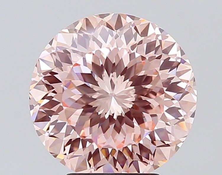 Loose Diamond - ROUND 4.59ct Fancy Intense Pink VS1: Loose Diamond - ROUND 4.59ct Fancy Intense Pink VS1 Source: This is a real non-mined Diamond that has been grown in a lab Shape: ROUND Carats: 4.59 Color: Fancy Intense Pink Certification: IGI Video: