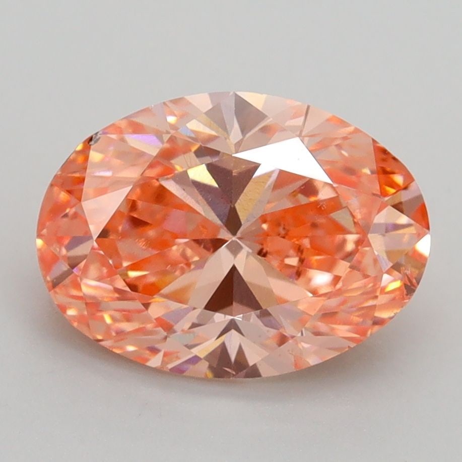 Loose Diamond - OVAL 2.5ct Fancy Vivid Pink SI1: Loose Diamond - OVAL 2.5ct Fancy Vivid Pink SI1 Source: This is a real non-mined Diamond that has been grown in a lab Shape: OVAL Carats: 2.5 Color: Fancy Vivid Pink Certification: IGI Video: