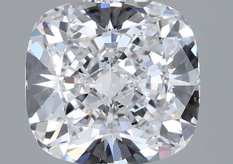 Loose Diamond - CUSHION BRILLIANT 1.95ct D VS2: Loose Diamond - CUSHION BRILLIANT 1.95ct D VS2 Source: This is a real non-mined Diamond that has been grown in a lab Shape: CUSHION BRILLIANT Carats: 1.95 Color: D Clarity: VS2 Certification: IGI Vide