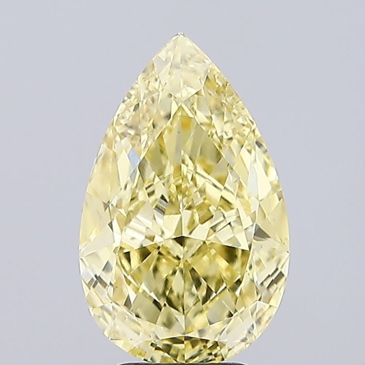 Loose Diamond - PEAR 5.06ct Fancy Intense Yellow VS1: Loose Diamond - PEAR 5.06ct Fancy Intense Yellow VS1 Source: This is a real non-mined Diamond that has been grown in a lab Shape: PEAR Carats: 5.06 Color: Fancy Intense Yellow Certification: IGI Video