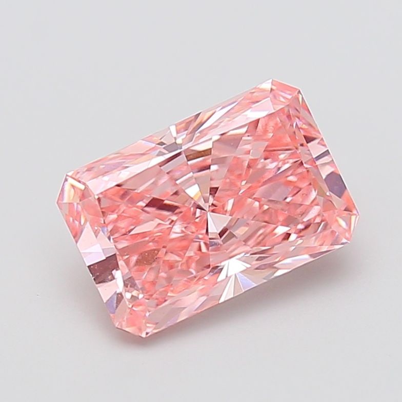 Loose Diamond - RADIANT 3.72ct Fancy Vivid Pink VVS2: Loose Diamond - RADIANT 3.72ct Fancy Vivid Pink VVS2 Source: This is a real non-mined Diamond that has been grown in a lab Shape: RADIANT Carats: 3.72 Color: Fancy Vivid Pink Certification: IGI Video: