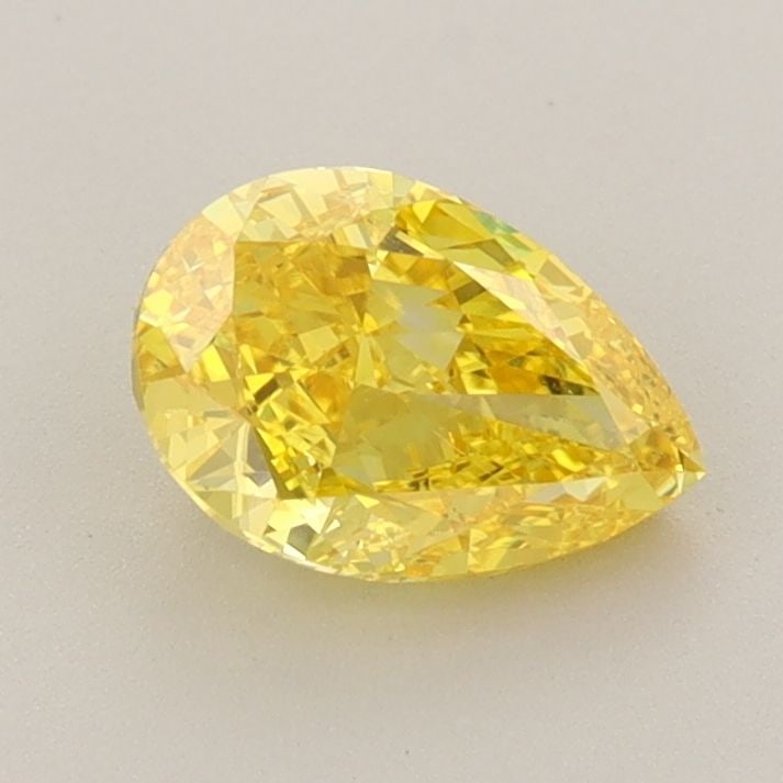 Loose Diamond - PEAR 1.07ct Fancy Vivid Yellow SI1: Loose Diamond - PEAR 1.07ct Fancy Vivid Yellow SI1 Source: This is a real non-mined Diamond that has been grown in a lab Shape: PEAR Carats: 1.07 Color: Fancy Vivid Yellow Certification: IGI Video: