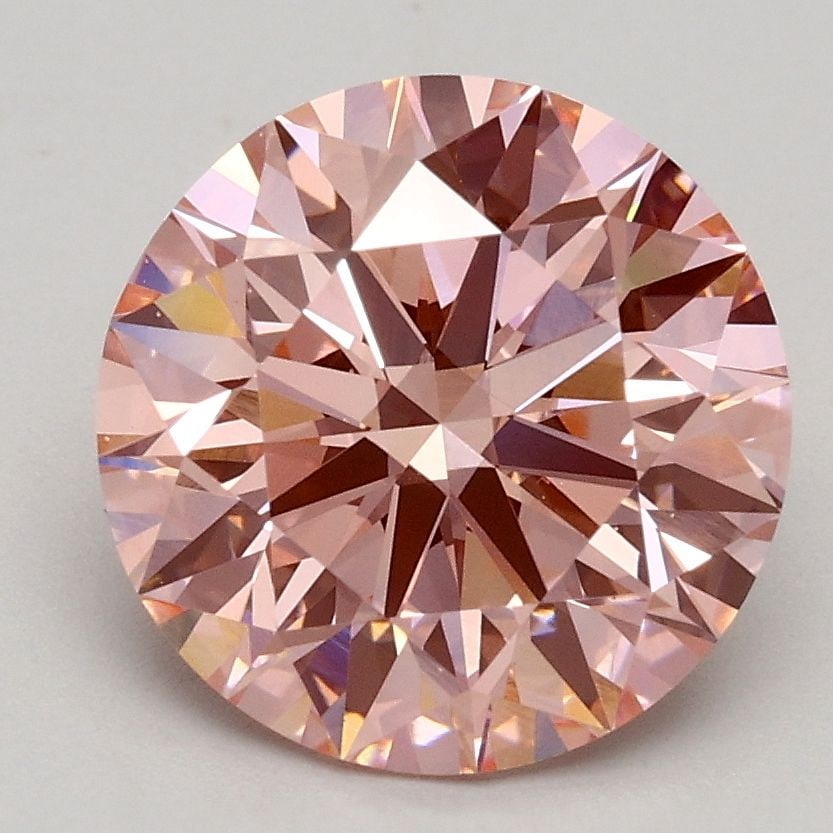 Ideal Loose Diamond - ROUND 2.28ct Fancy Intense Pink VS1: Ideal Loose Diamond - ROUND 2.28ct Fancy Intense Pink VS1 Source: This is a real non-mined Diamond that has been grown in a lab Shape: ROUND Carats: 2.28 Color: Fancy Intense Pink Certification: IGI V