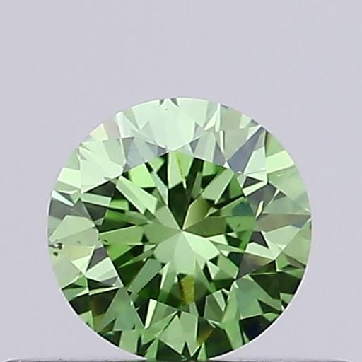 Loose Diamond - ROUND 0.31ct Fancy Vivid Green VS2: Loose Diamond - ROUND 0.31ct Fancy Vivid Green VS2 Source: This is a real non-mined Diamond that has been grown in a lab Shape: ROUND Carats: 0.31 Color: Fancy Vivid Green Certification: IGI Video:
