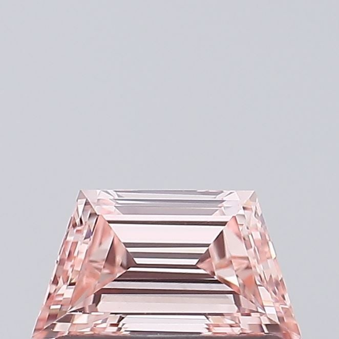 Loose Diamond - TRAPEZOID 0.47ct Fancy Vivid Pink VVS2: Loose Diamond - TRAPEZOID 0.47ct Fancy Vivid Pink VVS2 Source: This is a real non-mined Diamond that has been grown in a lab Shape: TRAPEZOID Carats: 0.47 Color: Fancy Vivid Pink Certification: NONE V