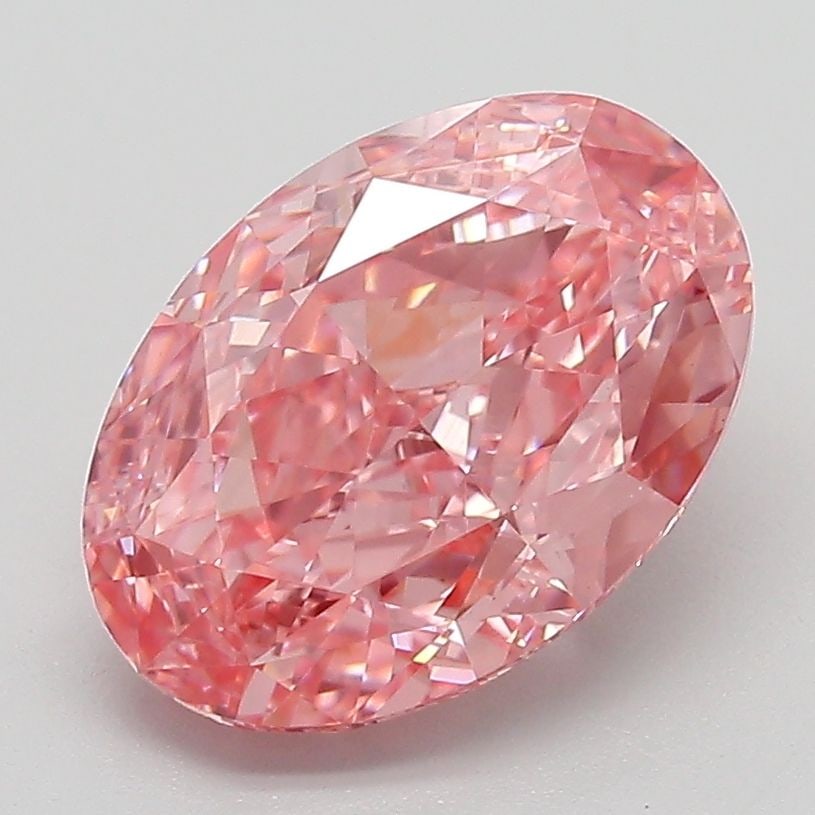 Loose Diamond - OVAL 3.08ct Fancy Vivid Pink VS1: Loose Diamond - OVAL 3.08ct Fancy Vivid Pink VS1 Source: This is a real non-mined Diamond that has been grown in a lab Shape: OVAL Carats: 3.08 Color: Fancy Vivid Pink Certification: IGI PLEASE NOTE: 