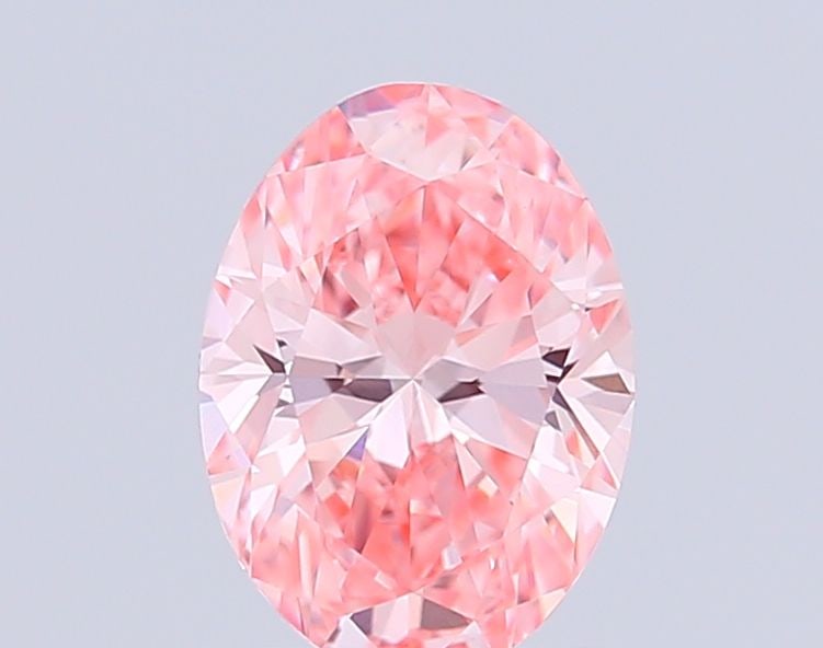 Loose Diamond - OVAL 1.04ct Fancy Vivid Pink VVS1: Loose Diamond - OVAL 1.04ct Fancy Vivid Pink VVS1 Source: This is a real non-mined Diamond that has been grown in a lab Shape: OVAL Carats: 1.04 Color: Fancy Vivid Pink Certification: IGI Video: