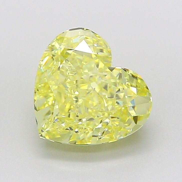 Loose Diamond - HEART 8.04ct Fancy Vivid Yellow VS1: Loose Diamond - HEART 8.04ct Fancy Vivid Yellow VS1 Source: This is a real non-mined Diamond that has been grown in a lab Shape: HEART Carats: 8.04 Color: Fancy Vivid Yellow Certification: IGI Video: