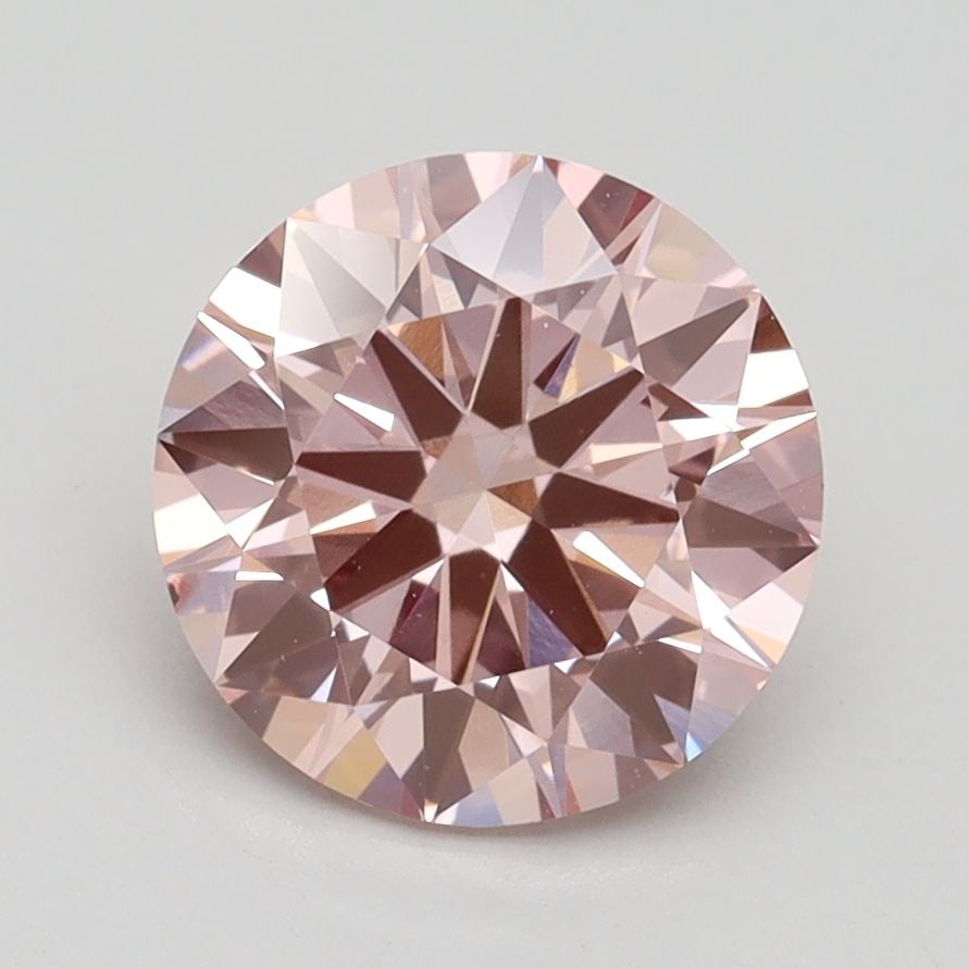 Loose Diamond - ROUND 2.08ct Fancy Intense Pink VS2: Loose Diamond - ROUND 2.08ct Fancy Intense Pink VS2 Source: This is a real non-mined Diamond that has been grown in a lab Shape: ROUND Carats: 2.08 Color: Fancy Intense Pink Certification: IGI Video: