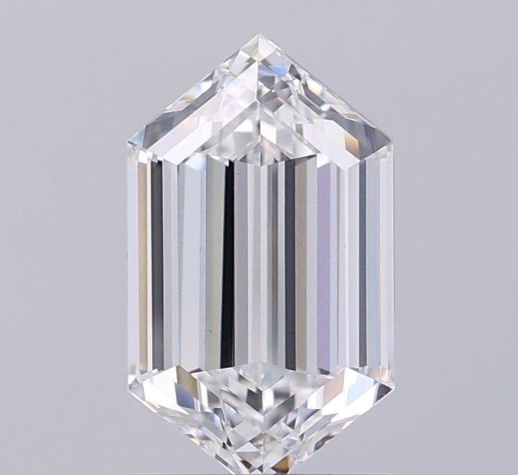 Loose Diamond - HEXAGONAL 2.06ct D VVS2: Loose Diamond - HEXAGONAL 2.06ct D VVS2 Source: This is a real non-mined Diamond that has been grown in a lab Shape: HEXAGONAL Carats: 2.06 Color: D Clarity: VVS2 Certification: IGI Video: